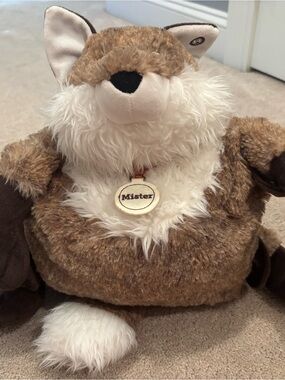 Lovesac Zoobies Plush Mister Fox Blanket Stuffed Animal Plush